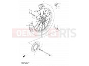 SUZUKI RM85 K2 (2002) (P02) 31 - FRONT WHEEL