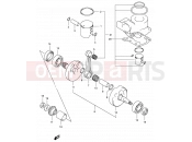 SUZUKI RM85 K2 (2002) (P03,P28) 6 - CRANKSHAFT