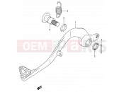 SUZUKI RM85 K6 (2006) (P03,P28) 19A - REAR BRAKE (MODEL K5/K6)