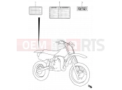 SUZUKI RM85 K6 (2006) (P03,P28) 27 - LABEL