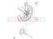 SUZUKI RM85 K6 (2006) (P03,P28) 31 - FRONT WHEEL (RM85K2/K3/K4)