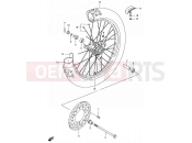 SUZUKI RM85 K6 (2006) (P03,P28) 31A - FRONT WHEEL (RM85K5/K6)