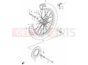 SUZUKI RM85 K6 (2006) (P03,P28) 31B - FRONT WHEEL (RM85LK3/LK4)