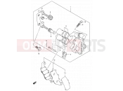 SUZUKI RM85 K6 (2006) (P03,P28) 32A - FRONT CALIPER (MODEL K5/K6)