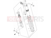 SUZUKI RM85 K6 (2006) (P03,P28) 35B - REAR SHOCK ABSORBER (MODEL K5/K6)