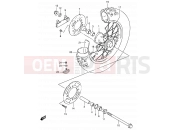 SUZUKI RM85 K6 (2006) (P03,P28) 37C - REAR WHEEL (RM85LK4)