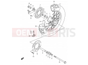 SUZUKI RM85 K6 (2006) (P03,P28) 37E - REAR WHEEL (RM85LK5/LK6)