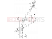 SUZUKI RM85 K6 (2006) (P03,P28) 39A - REAR MASTER CYLINDER (MODEL K5/K6)