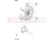 SUZUKI RM85 L4 (2014) (P19) 36 - FRONT WHEEL (RM85LL4 P19)