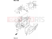 SUZUKI RM85 L5 (2015) (P19) 112A - CRANKCASE COVER