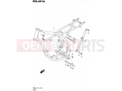 SUZUKI RM85 L5 (2015) (P19) 401A - FRAME