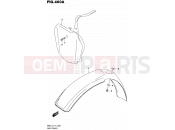 SUZUKI RM85 L5 (2015) (P19) 460A - FRONT FENDER