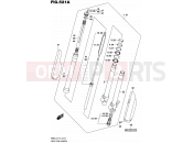 SUZUKI RM85 L5 (2015) (P19) 521A - FRONT FORK DAMPER