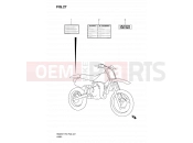 SUZUKI RM85L K7 (2007) (P03,P28) 27 - LABEL