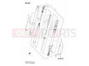SUZUKI RM85L L0 (2010) (P03,P28) 29 - FRONT FORK DAMPER