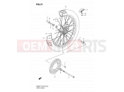 SUZUKI RM85L L0 (2010) (P03,P28) 31 - FRONT WHEEL (RM85K7/K8/K9/L0)