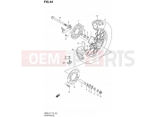 SUZUKI RM85L L2 (2012) 44 - REAR WHEEL (RM85L2 P19)