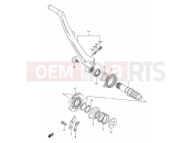 SUZUKI RMX250 M (1991) (E01) 13 - KICK STARTER