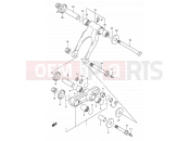SUZUKI RMX250 M (1991) (E01) 39A - CUSHION LEVER (MODEL M/N/S/T)