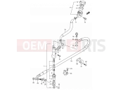 SUZUKI RMX250 M (1991) (E01) 42B - REAR MASTER CYLINDER (MODEL M/N/S/T)