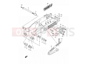 SUZUKI RMX250 S (1995) (E01) 37B - REAR SWINGING ARM (MODEL S/T)