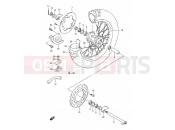 SUZUKI RMX250 S (1995) (E01) 40A - REAR WHEEL (MODEL N/S/T)