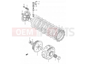 SUZUKI RMX250 K (1989) (E03,E28,E33) 10 - CLUTCH (MODEL K/L/M)