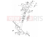 SUZUKI RMX250 K (1989) (E03,E28,E33) 27 - STEERING STEM (MODEL K/L)