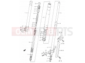 SUZUKI RMX250 K (1989) (E03,E28,E33) 26 - FRONT DAMPER (MODEL K)
