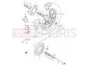 SUZUKI RMX250 K (1989) (E03,E28,E33) 39 - REAR WHEEL (MODEL K/L/M)