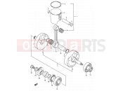 SUZUKI RMX250 M (1991) (E03,E28,E33) 5A - CRANKSHAFT (MODEL L/M/N)