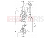 SUZUKI RMX250 M (1991) (E03,E28,E33) 6 - CARBURETOR (MODEL K/L/M/N)