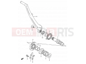 SUZUKI RMX250 M (1991) (E03,E28,E33) 13 - KICK STARTER