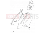 SUZUKI RMX250 M (1991) (E03,E28,E33) 25 - FRAME COVER (MODEL K/L/M)