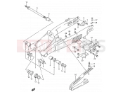 SUZUKI RMX250 M (1991) (E03,E28,E33) 35A - REAR SWINGING ARM (MODEL M/N)