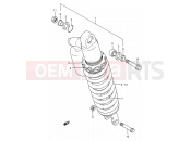 SUZUKI RMX250 M (1991) (E03,E28,E33) 36A - SHOCK ABSORBER (MODEL M/N)
