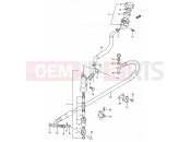 SUZUKI RMX250 M (1991) (E03,E28,E33) 41B - REAR MASTER CYLINDER (MODEL M/N/P/R)