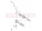 SUZUKI RMX250 X (1999) (E24) 14 - KICK STARTER
