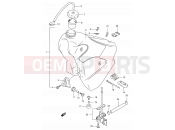 SUZUKI RMX250 X (1999) (E24) 26A - FUEL TANK (MODEL X)