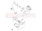 SUZUKI RMX250 X (1999) (E24) 19 - TURN SIGNAL LAMP