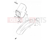 SUZUKI RMX250 X (1999) (E24) 28 - HEADLAMP COVER