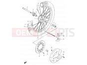 SUZUKI RMX250 X (1999) (E24) 38 - FRONT WHEEL