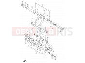 SUZUKI RMX250 X (1999) (E24) 43A - REAR CUSHION LEVER (MODEL X)
