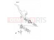 SUZUKI RMX250 S (1995) (E03) 13 - KICK STARTER