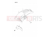 SUZUKI RMX250 S (1995) (E03) 30 - REAR FENDER