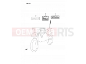 SUZUKI RMX250 S (1995) (E03) 31 - LABEL