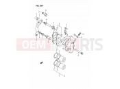 SUZUKI RMX250 S (1995) (E03) 36A - FRONT CALIPER (MODEL M/N/P/R/S)
