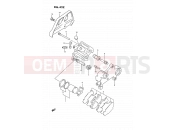 SUZUKI RMX250 S (1995) (E03) 42C - REAR CALIPER (MODEL P/R/S/T)