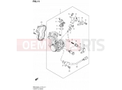 SUZUKI RMX450Z L4 (2014) (E19) 11 - THROTTLE BODY