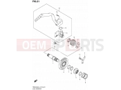 SUZUKI RMX450Z L4 (2014) (E19) 21 - KICK STARTER